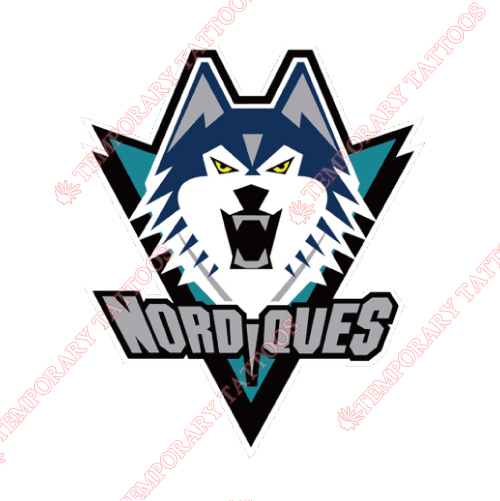 Quebec Nordiques Customize Temporary Tattoos Stickers NO.7145